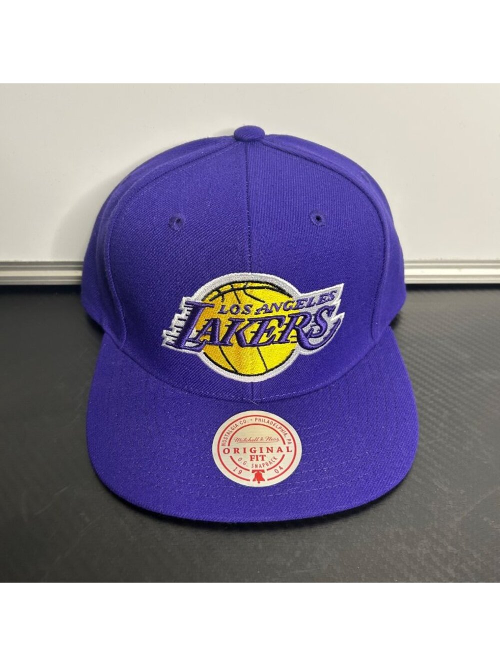 Los Angeles Lakers Purple Snapback Cap By Mitchell & Ness